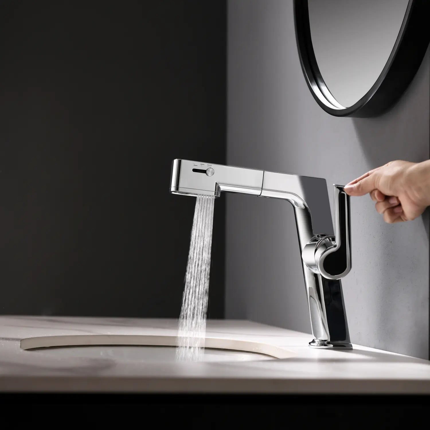 Loraven Pull-Out Faucet with Multi-Mode Sprayer-BF002