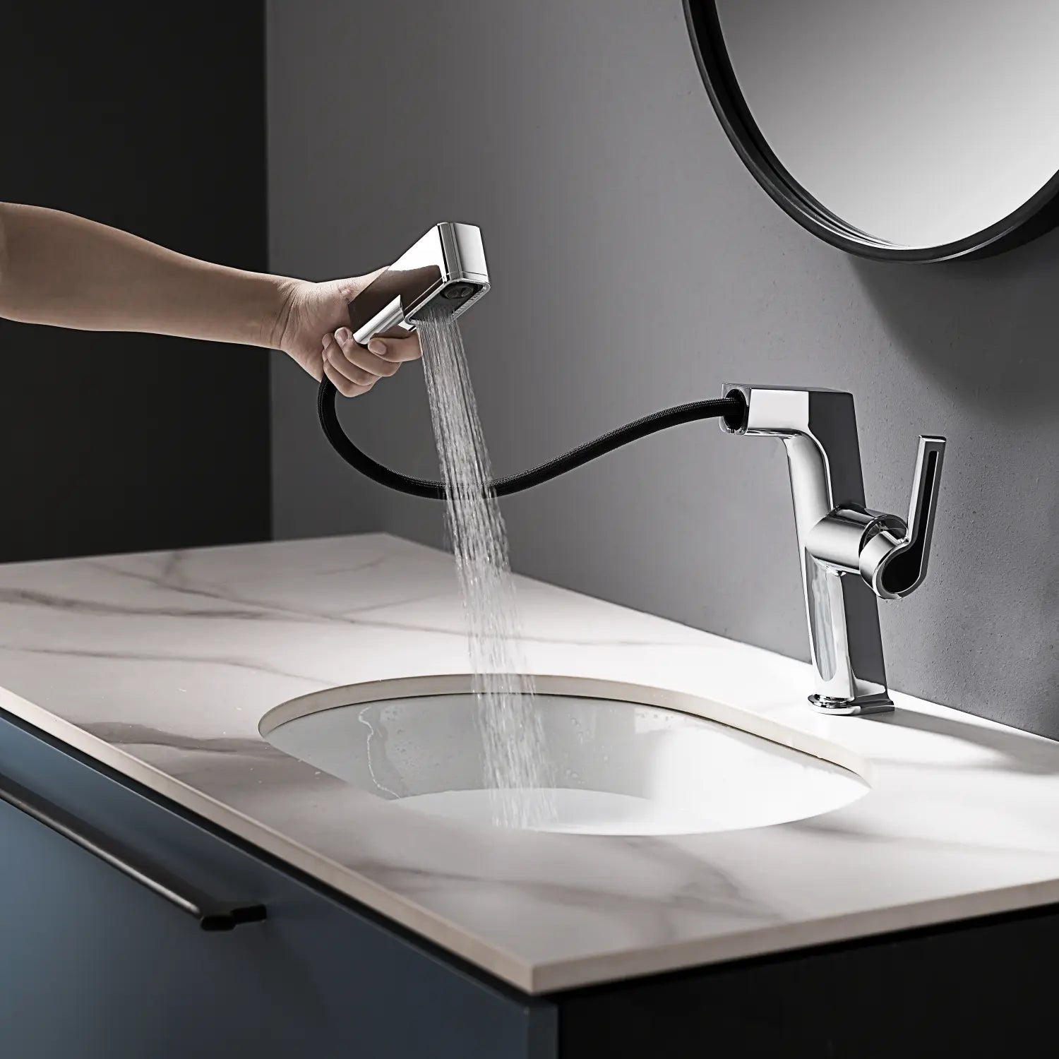 Loraven Pull-Out Faucet with Multi-Mode Sprayer-BF002