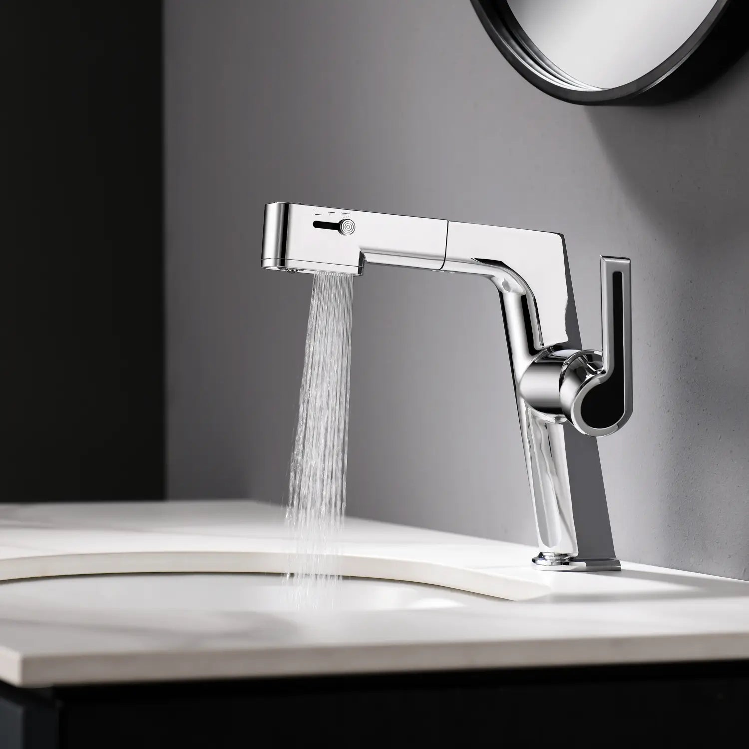 Loraven Pull-Out Faucet with Multi-Mode Sprayer-BF002