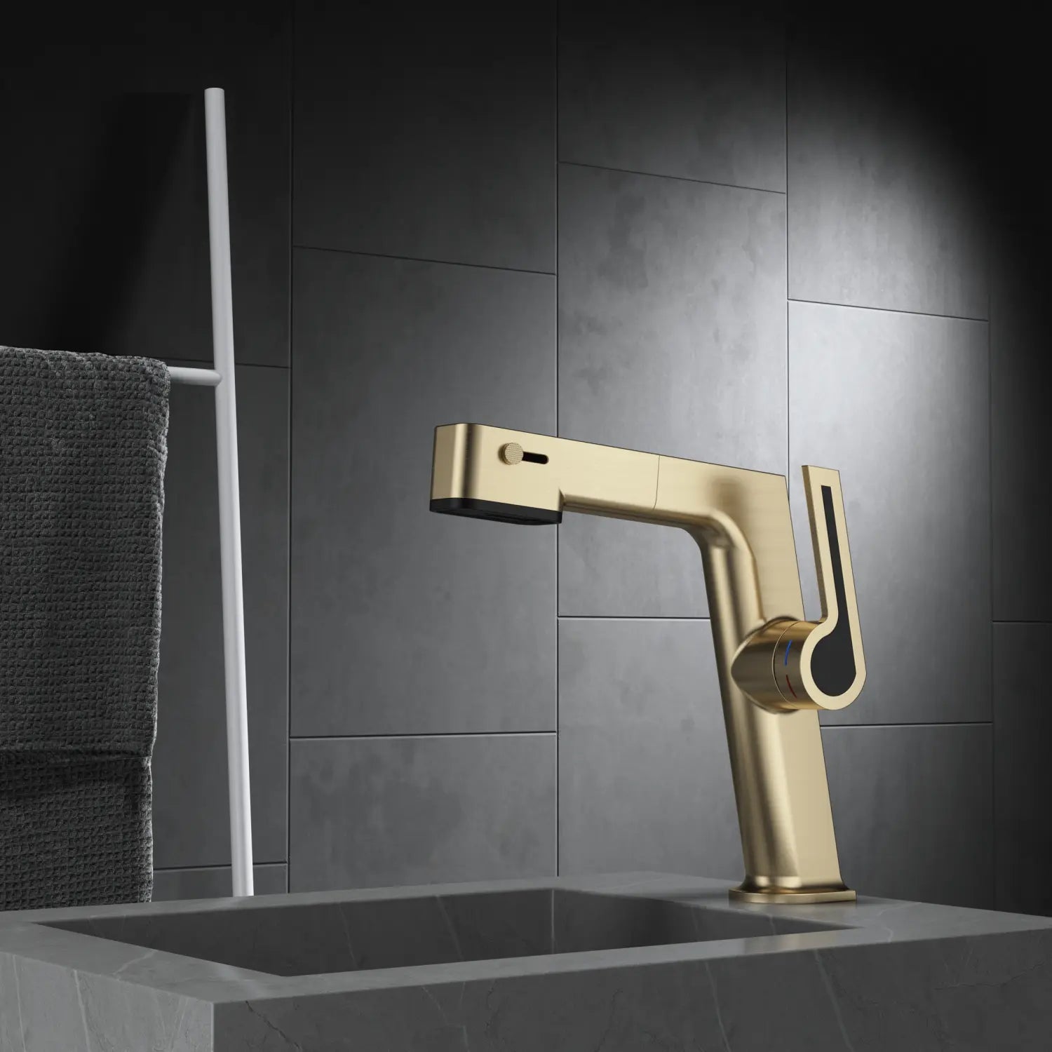 Loraven Pull-Out Faucet with Multi-Mode Sprayer-BF002