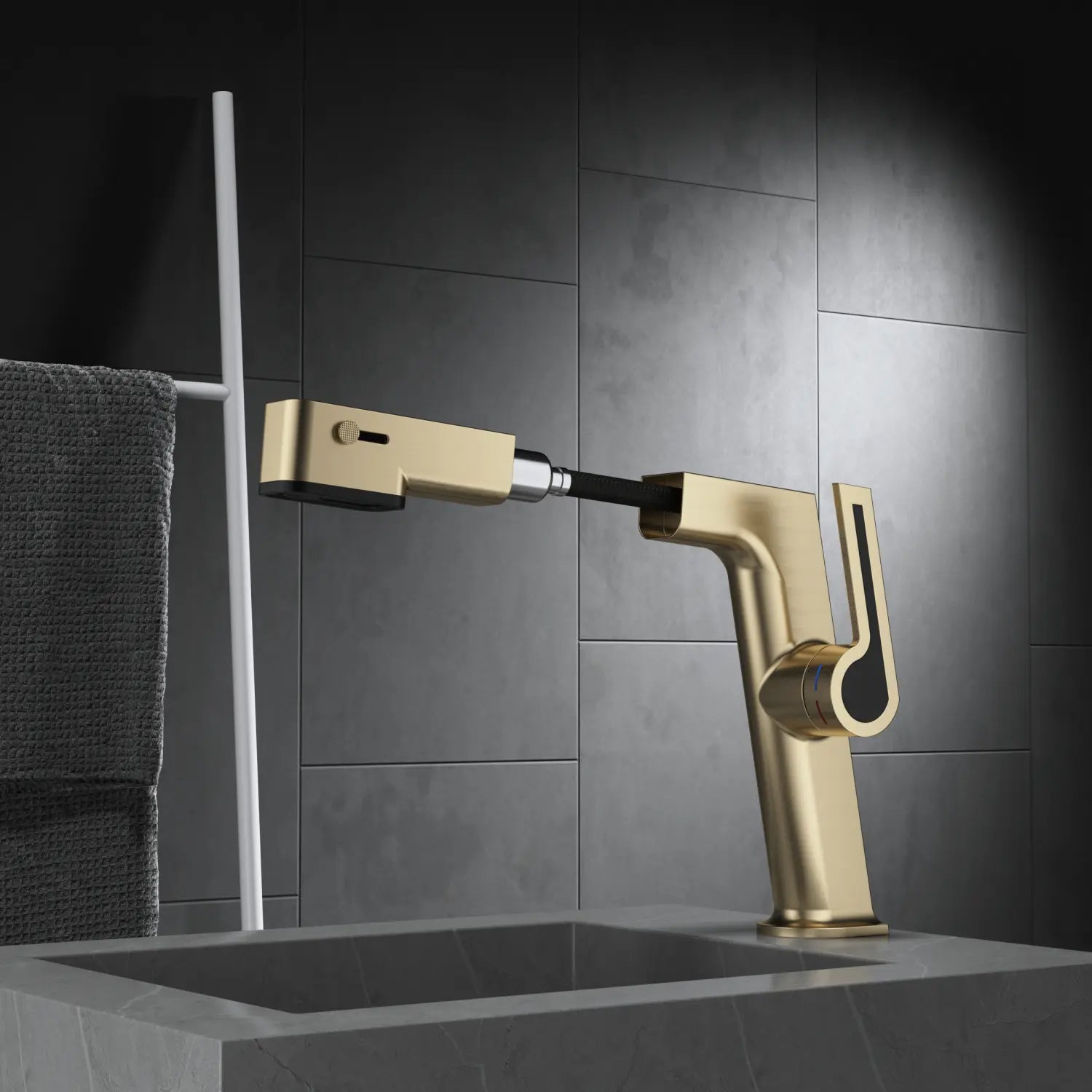 Loraven Pull-Out Faucet with Multi-Mode Sprayer-BF002