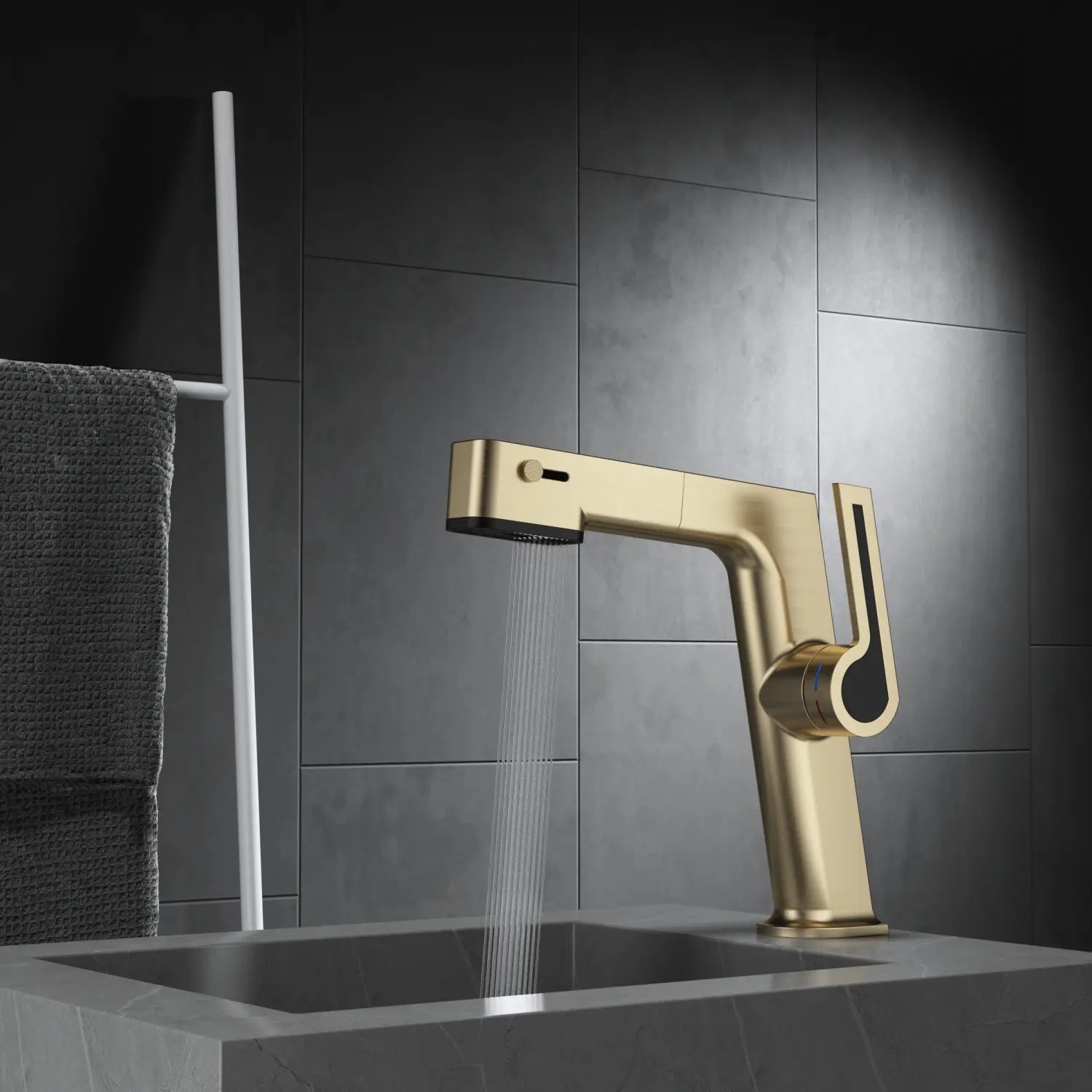 Loraven Pull-Out Faucet with Multi-Mode Sprayer-BF002