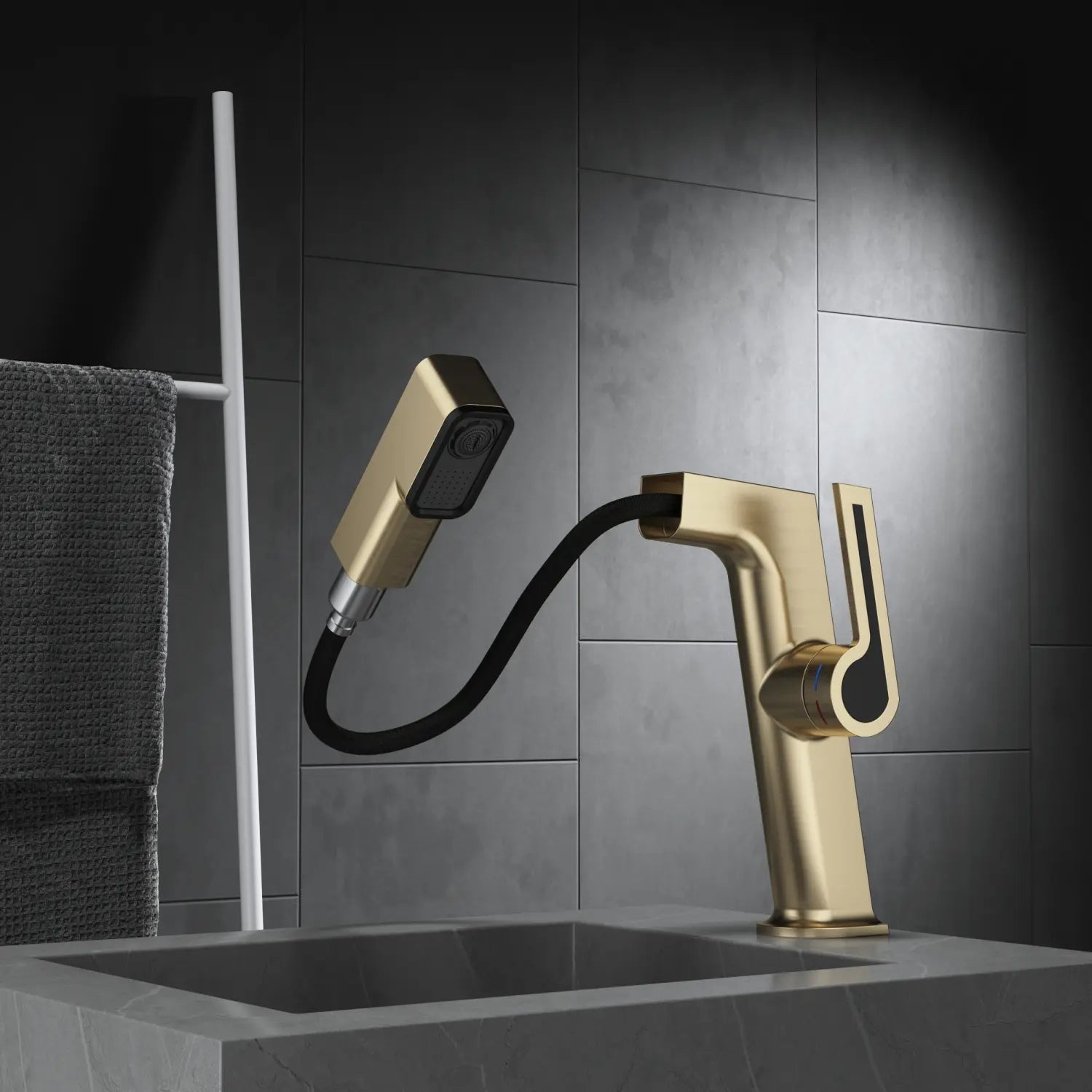 Loraven Pull-Out Faucet with Multi-Mode Sprayer-BF002